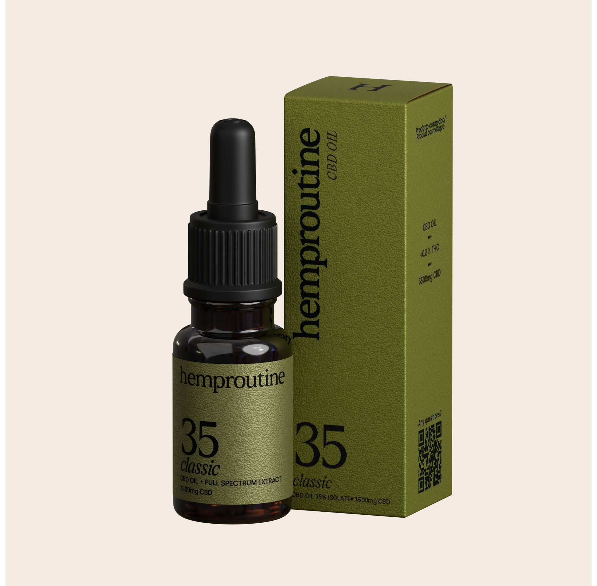 Huile de CBD 35% à spectre complet